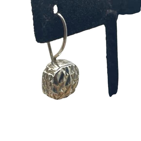 Rounded cube Silpada 925‎ Sterling silver Earrings - Picture 1 of 3